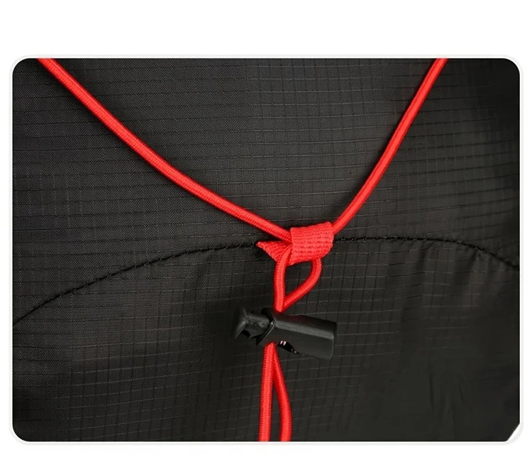 Mochila dobrável ultraleve 20 L: cordão ajustável na base