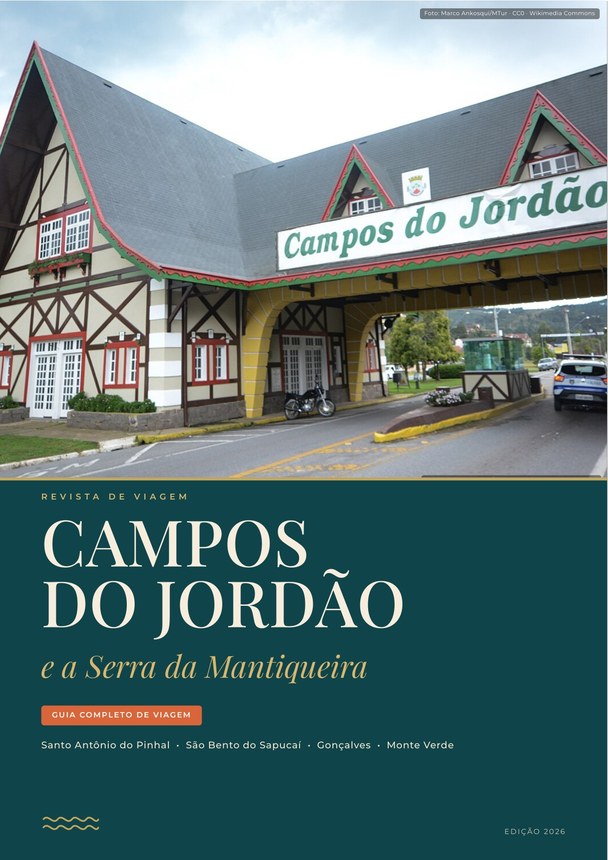 Capa do guia de Campos do Jordão